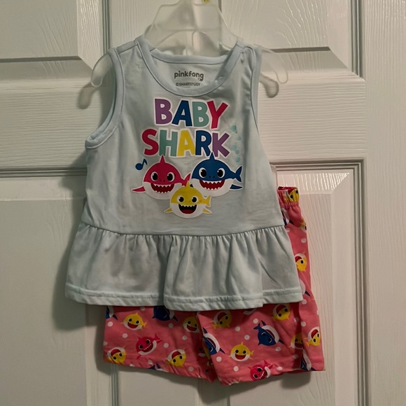 Nickelodeon Matching Sets Girls Baby Shark Short Set Poshmark